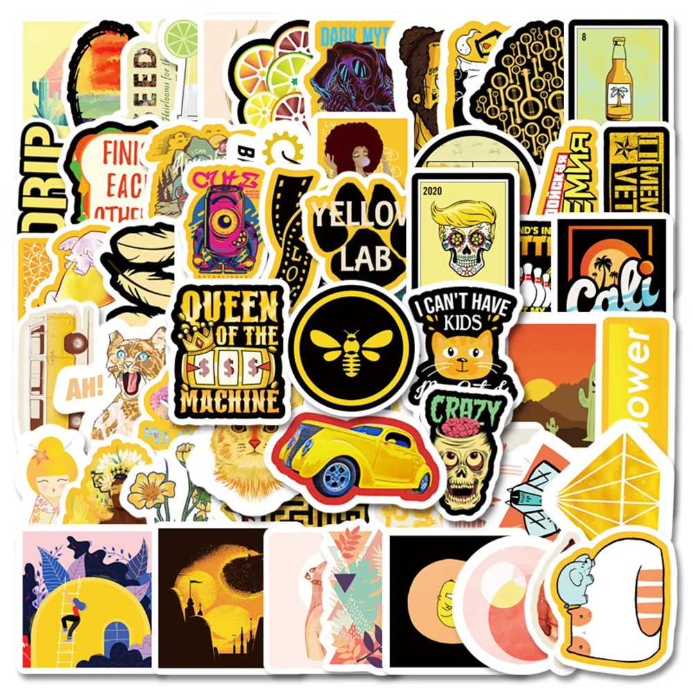 10/30/50pcs Ins Wind Yellow Creative Graffiti Sticker Water Cup Desk Computer Suitcase Car Skateboard Waterproof Wholesale
10/30/50pcs Ins Wind Yellow Creative Graffiti Sticker Water Cup Desk Computer Suitcase Car Skateboard Waterproof Wholesale