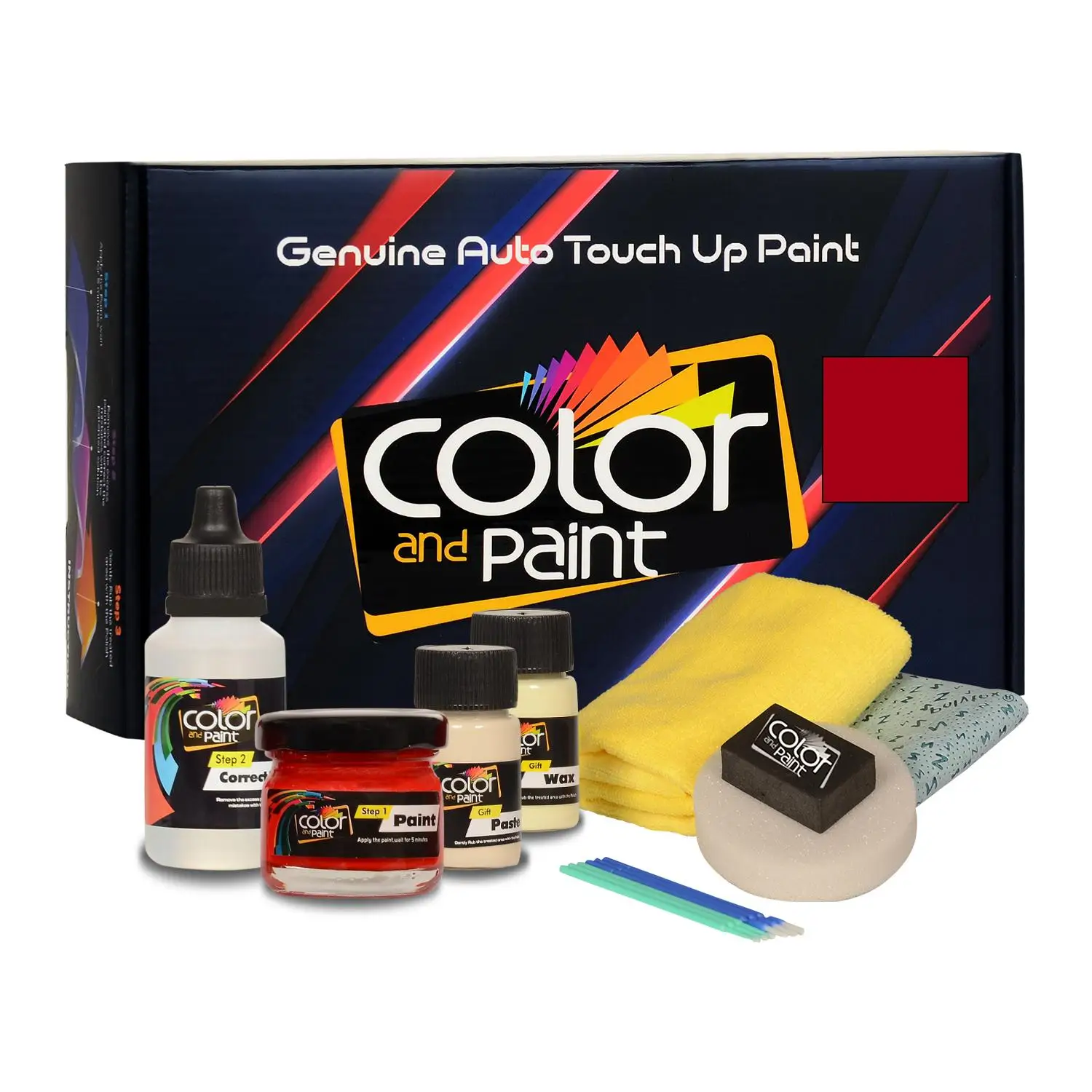 

Color and Paint compatible with Peugeot Automotive Touch Up Paint - ROUGE ELIXIR NACRE - M4VH - Basic Care