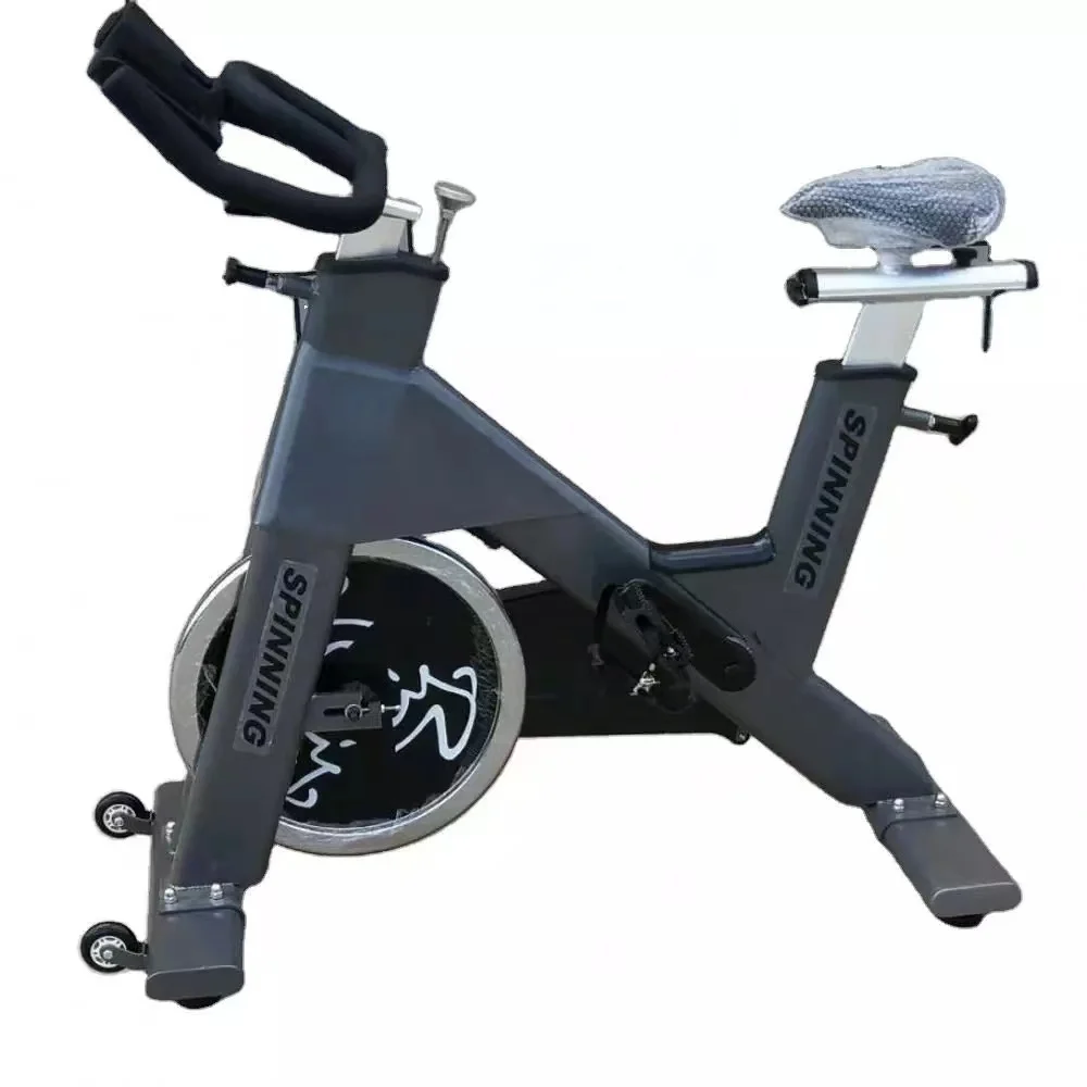 

Indoor Cycling Bike Exercise Spin Bike Stationary Bicycle Cardio Fitness Cycle Trainer commercial spinning bike