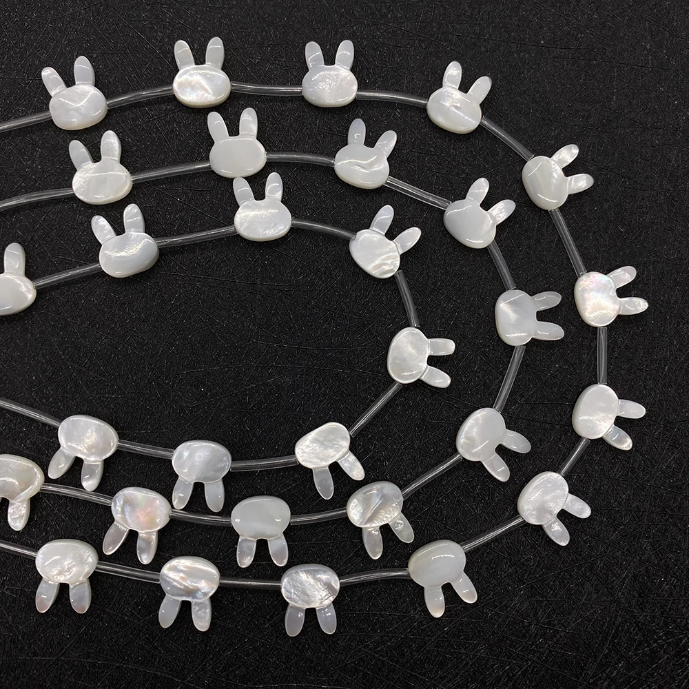 Natural Mother-of-pearl Beads 10*12mm Rabbit Head Styling Charm DIY Beads for Jewelry Necklace Earrings Bracelet Accessories
Natural Mother-of-pearl Beads 10*12mm Rabbit Head Styling Charm DIY Beads for Jewelry Necklace Earrings Bracelet Accessories