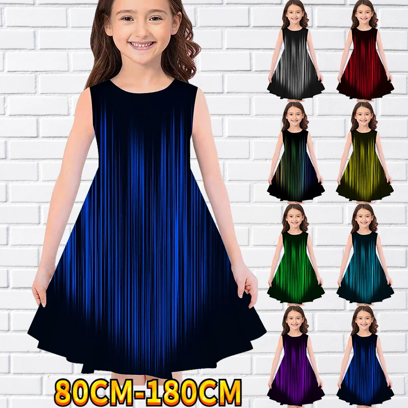 2022 Kids Little Girls Sleeveless Dress 3D Kids Geometric Print Daily Casual Cute Sweet Over Knee Sleeveless Dress 80-180CM
2022 Kids Little Girls Sleeveless Dress 3D Kids Geometric Print Daily Casual Cute Sweet Over Knee Sleeveless Dress 80-180CM