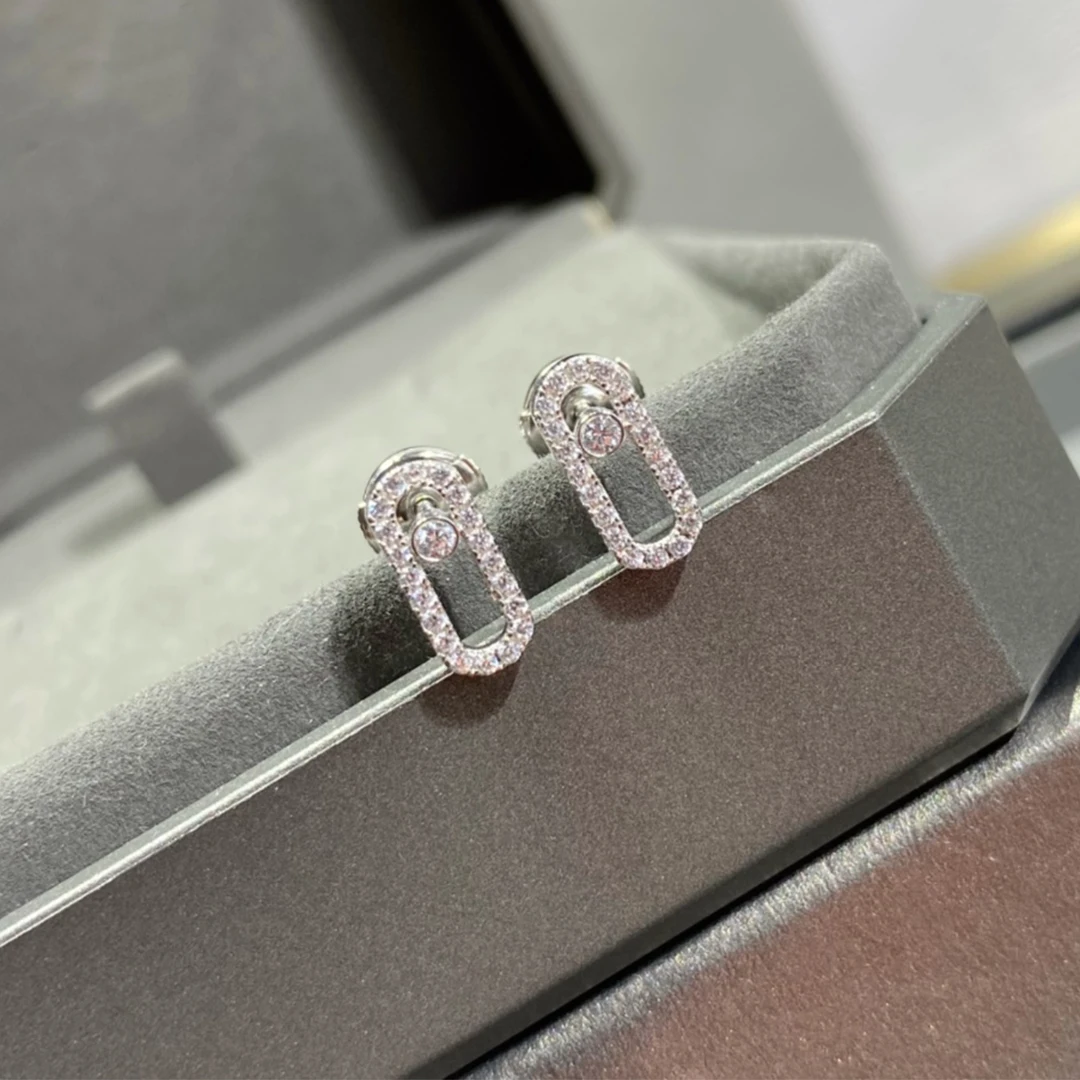 Boutique Original Jewelry S925 Silver Classic Move Collection Women's Earrings. Exquisite Birthday Gift
Boutique Original Jewelry S925 Silver Classic Move Collection Women's Earrings. Exquisite Birthday Gift