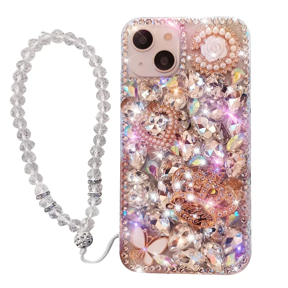 Luxury Crown Diamond Cord Phone Case For Samsung Galaxy S24 S10 S20 Plus S21 FE S22 23Ultra Note20 10 Cover With Crystal Fundas
Luxury Crown Diamond Cord Phone Case For Samsung Galaxy S24 S10 S20 Plus S21 FE S22 23Ultra Note20 10 Cover With Crystal Fundas
