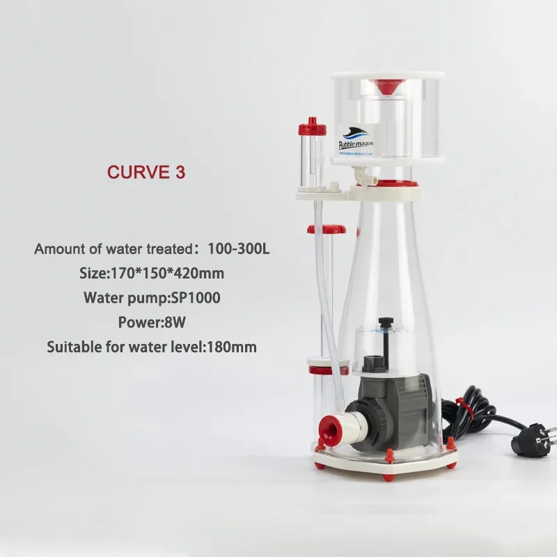 Bubble Magus Curve 3/A3 Protein Skimmer Sump Pump, Seawater Saltwater Aquarium Marine Coral Reef with Needle Wheel Venturi Pump,
Bubble Magus Curve 3/A3 Protein Skimmer Sump Pump, Seawater Saltwater Aquarium Marine Coral Reef with Needle Wheel Venturi Pump,
