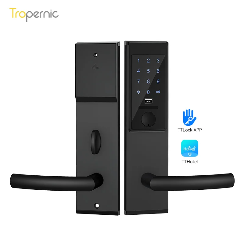 Security Handle Interior Ttlock Hotel App Door Lock Digital Smart Door Lock for Home Apartment Airbnb
Security Handle Interior Ttlock Hotel App Door Lock Digital Smart Door Lock for Home Apartment Airbnb