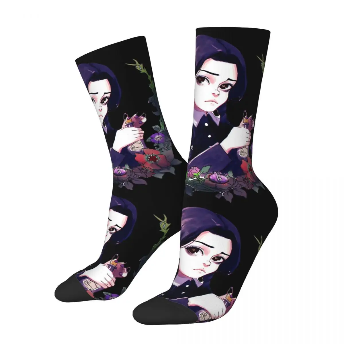 Funny Crazy compression Sock for Men Cute Hip Hop Harajuku Wednesday Happy Seamless Pattern Printed Boys Crew Sock Casual Gift
Funny Crazy compression Sock for Men Cute Hip Hop Harajuku Wednesday Happy Seamless Pattern Printed Boys Crew Sock Casual Gift