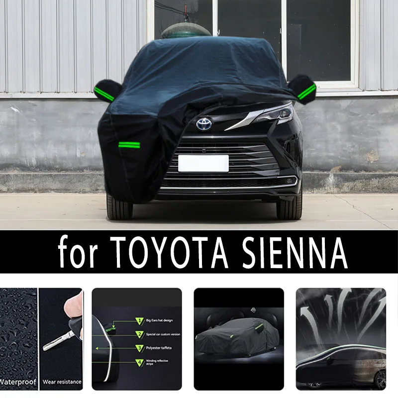 For TOYOTA SIENNA Protection Full Car Covers Snow Cover Sunshade Waterproof Dustproof Exterior Car accessories
For TOYOTA SIENNA Protection Full Car Covers Snow Cover Sunshade Waterproof Dustproof Exterior Car accessories