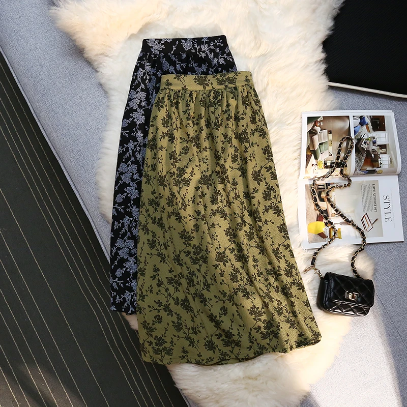 Vintage Floral Print Skirts for Women High Waisted Elegant A Line Skirts Spring Summer 2023 New Chic Casual Midi Skirt
Vintage Floral Print Skirts for Women High Waisted Elegant A Line Skirts Spring Summer 2023 New Chic Casual Midi Skirt