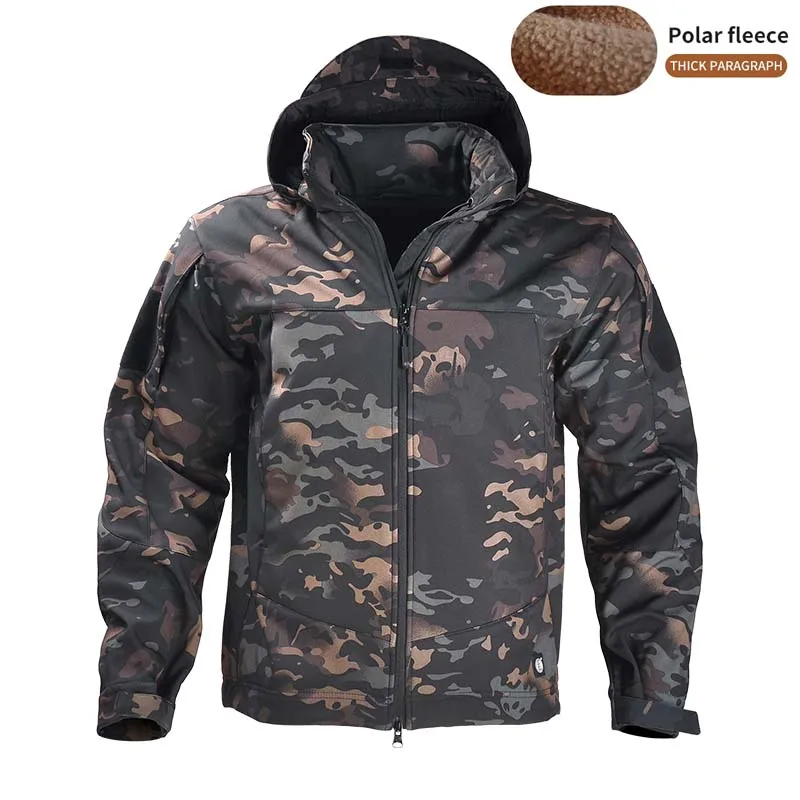 Military Soft Shell Jackets Man Fleece Men Tactical Windproof Waterproof Jacket Army Combat Jackets Mens Hooded Bomber Coats
Military Soft Shell Jackets Man Fleece Men Tactical Windproof Waterproof Jacket Army Combat Jackets Mens Hooded Bomber Coats