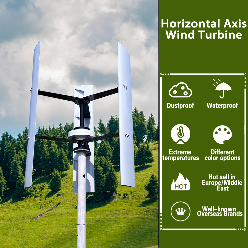 Windmill 1000w 2000w Vertical axis helix wind turbine generator 24v 48v 96v 120v 3 phase 50HZ for home use
Windmill 1000w 2000w Vertical axis helix wind turbine generator 24v 48v 96v 120v 3 phase 50HZ for home use