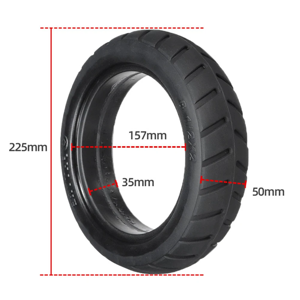 Solid Tire Electric Scooter Rubber Solid Tyre 8.5 Inch8 1/2x2 Tire 1pc 8.5 Inch 8.5x2 Black For M365/Pro Scooter
Solid Tire Electric Scooter Rubber Solid Tyre 8.5 Inch8 1/2x2 Tire 1pc 8.5 Inch 8.5x2 Black For M365/Pro Scooter