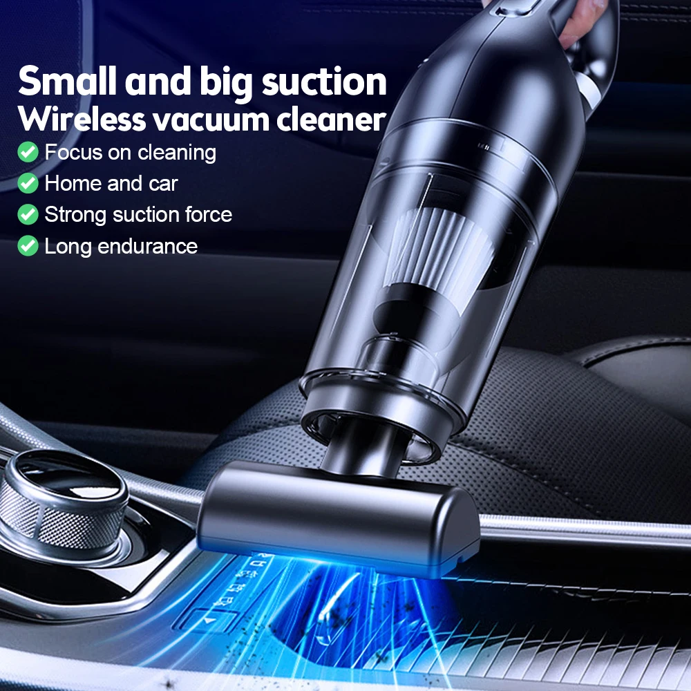 Portable Wireless Car Vacuum Cleaner Strong Power Air Blower Duster Rechargeable Wet Dry Vacuum Cleaner for Office Car Pet Hair
Portable Wireless Car Vacuum Cleaner Strong Power Air Blower Duster Rechargeable Wet Dry Vacuum Cleaner for Office Car Pet Hair