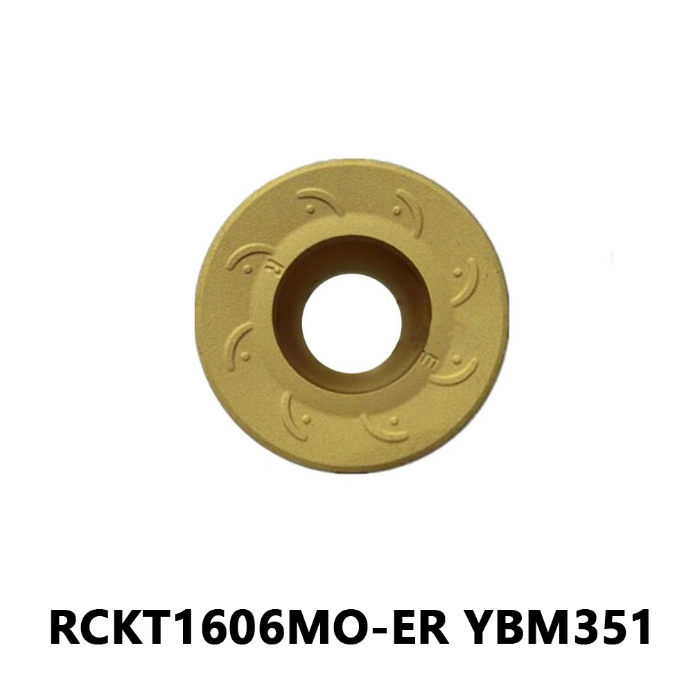 

Original RCKT Inserts RCKT1606 RCKT1606MO DR Face Mill Round Blades RCKT1606MO-ER YBM351 Milling Cutter Lathe Metal Cutting