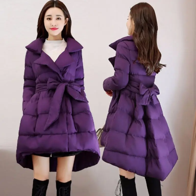 2023 New Winter Fashion Elegance Jacket Long Coat Women Parkas Warm Padded Cotton Jacket with Belt Womens Clothing Femme Outwear
2023 New Winter Fashion Elegance Jacket Long Coat Women Parkas Warm Padded Cotton Jacket with Belt Womens Clothing Femme Outwear