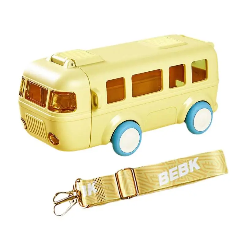 Water Bottle With Straw Bus Kettle Drinking Cup Leakproof Water Cup With Adjustable Lanyard And Safe Locking Children's Water
Water Bottle With Straw Bus Kettle Drinking Cup Leakproof Water Cup With Adjustable Lanyard And Safe Locking Children's Water
