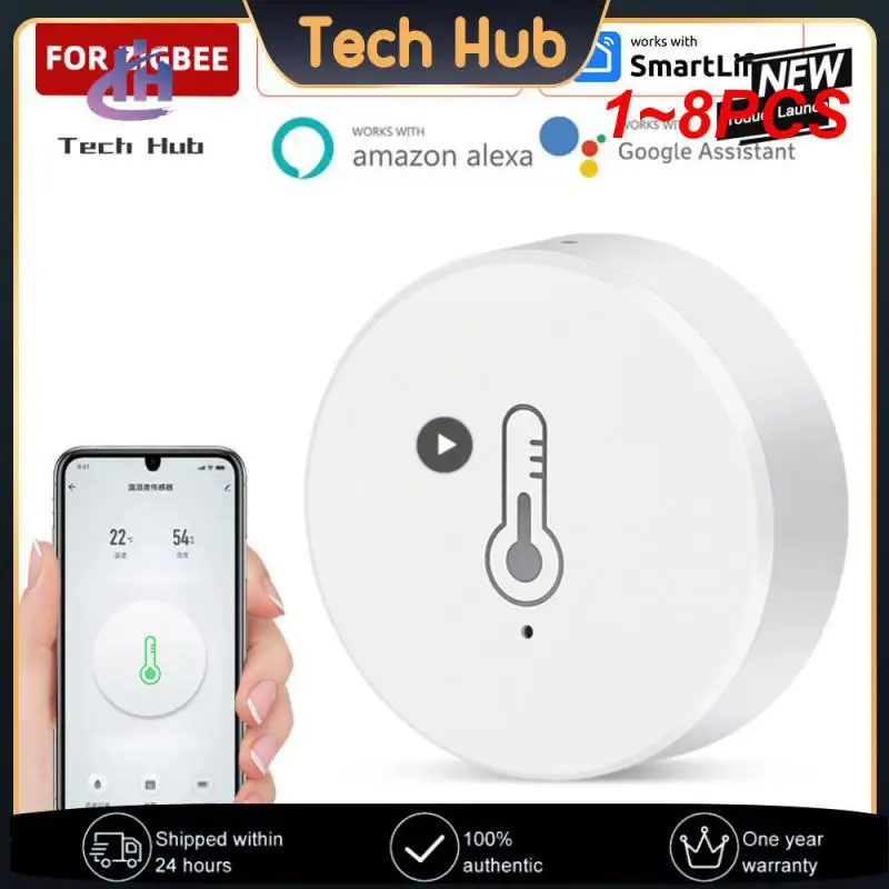 1~8PCS Tuya 3.0 Temperature Humidity Sensor Indoor Hygrometer Thermometer Smart Home Work with Smart Life Alexa
1~8PCS Tuya 3.0 Temperature Humidity Sensor Indoor Hygrometer Thermometer Smart Home Work with Smart Life Alexa