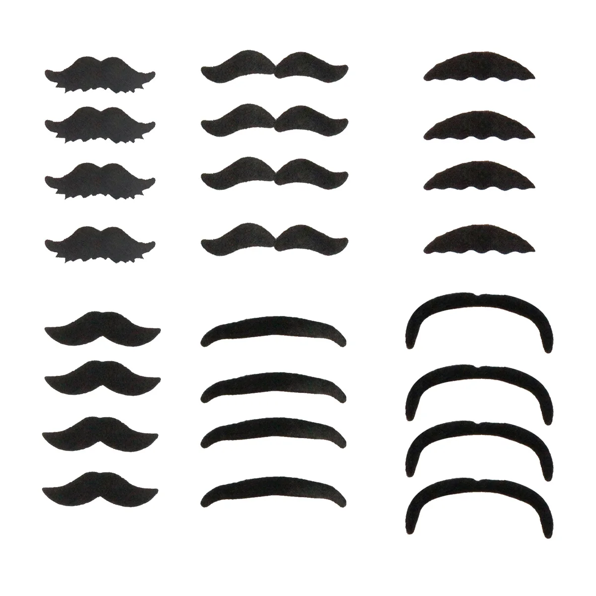 

Fake Mustache Beard Mustaches Costume Beards Halloweenstickers Self Hair Artificial Adhesive Festival Party Black Facial Props