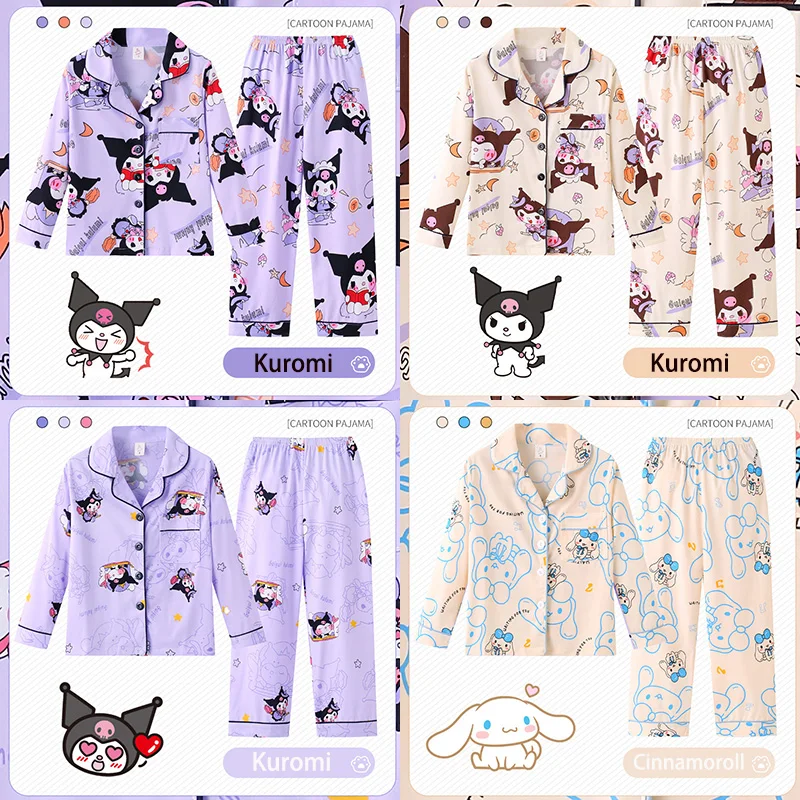 Miniso 2024 Kawaii Children Pajamas Set Anime Kuromi Cinnamoroll Pochacco Girl Boy Milk Silk Pijamas Spring Kids Loungewear Gift
Miniso 2024 Kawaii Children Pajamas Set Anime Kuromi Cinnamoroll Pochacco Girl Boy Milk Silk Pijamas Spring Kids Loungewear Gift