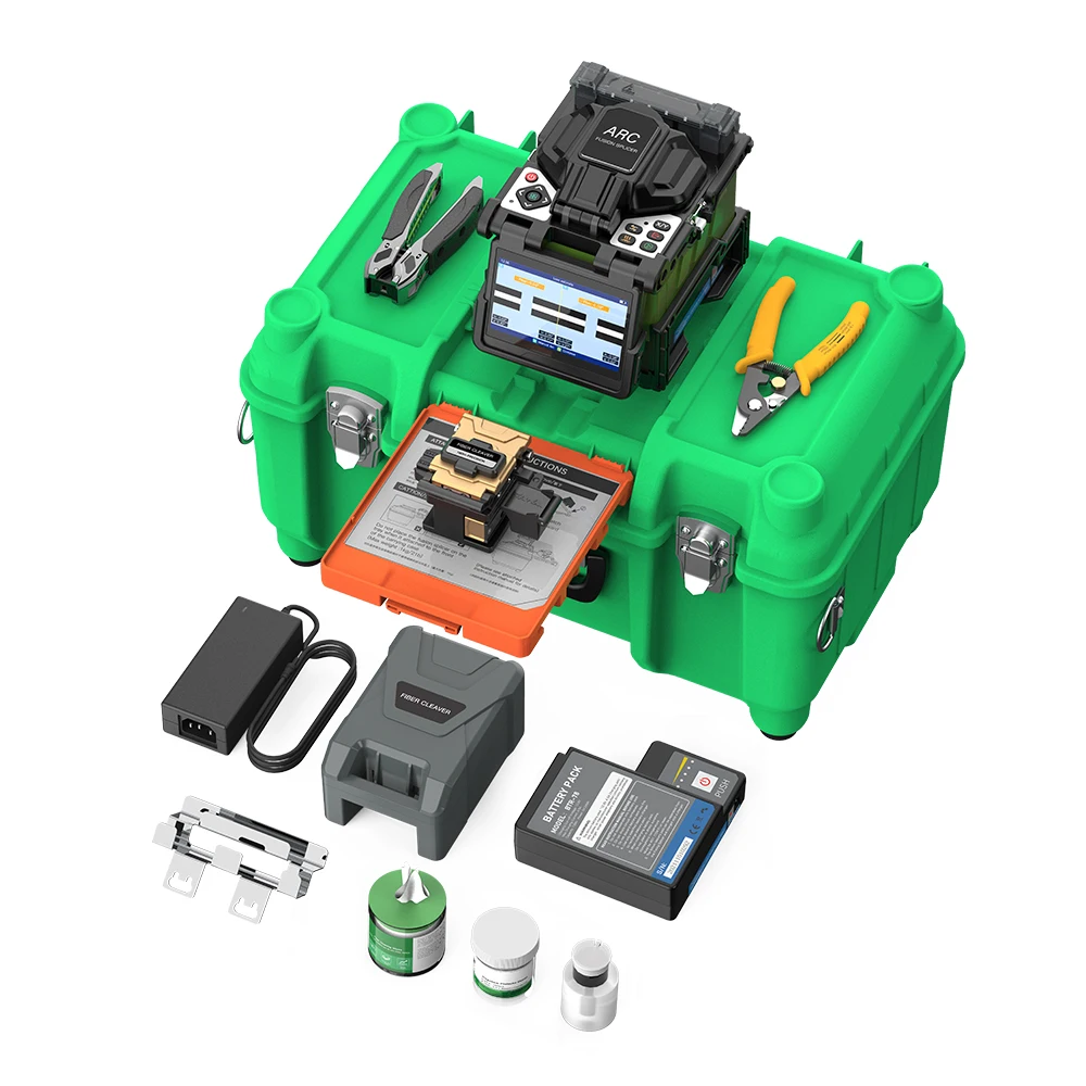 Hot Sale FX39 6 Motors Automatic Core to core Alignment Splicing Machines Fiber Optic Fusion Splicer Machine
Hot Sale FX39 6 Motors Automatic Core to core Alignment Splicing Machines Fiber Optic Fusion Splicer Machine