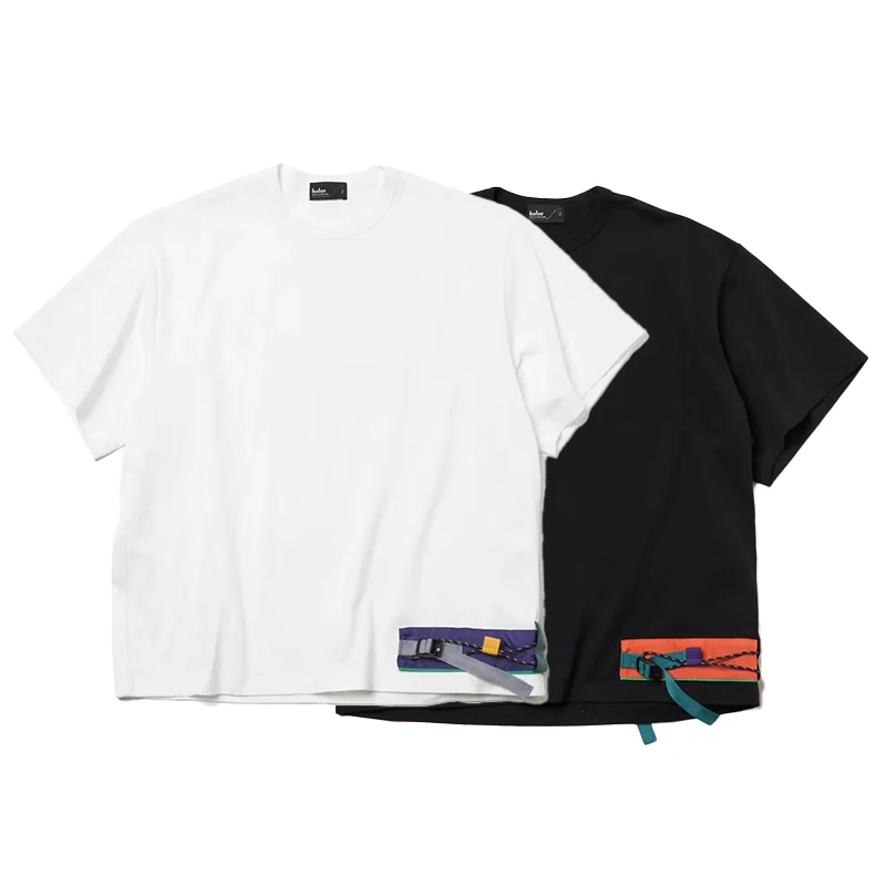 New 23SS KOLOR Abe Runyi Exclusive Japanese Cotton Dual Color Panel Contrast Loose Round Neck Short Sleeve T-shirt for Men
New 23SS KOLOR Abe Runyi Exclusive Japanese Cotton Dual Color Panel Contrast Loose Round Neck Short Sleeve T-shirt for Men