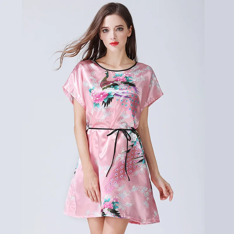 1 The new Nightgown female students lovely summer dress code leisurewear feminine women's ice silk pajamas to wear outside
1 The new Nightgown female students lovely summer dress code leisurewear feminine women's ice silk pajamas to wear outside