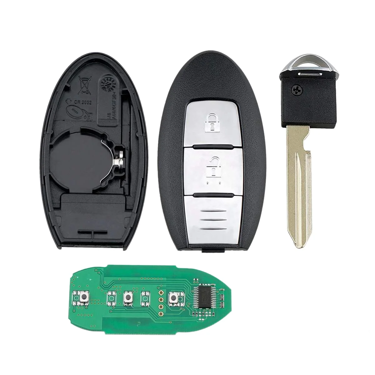 2 Button Car Key Remote Smart Key Fob Case J458 for NISSAN Qashqai X-Trail 433MHZ 46 Chip PI970
2 Button Car Key Remote Smart Key Fob Case J458 for NISSAN Qashqai X-Trail 433MHZ 46 Chip PI970