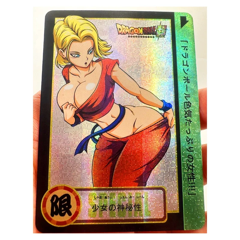 

55pcs/set Z GT Bulma Android 18 ACG Sexy Nude Toys Hobbies Hobby Collectibles Game Collection Anime Cards