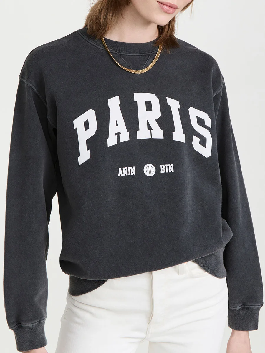 Vintage Washed Cotton Letter Print Pullover Tops Women Autumn New O-neck Casual Hoodies Female Streetwear Chic Loose Sweatshirts
Vintage Washed Cotton Letter Print Pullover Tops Women Autumn New O-neck Casual Hoodies Female Streetwear Chic Loose Sweatshirts