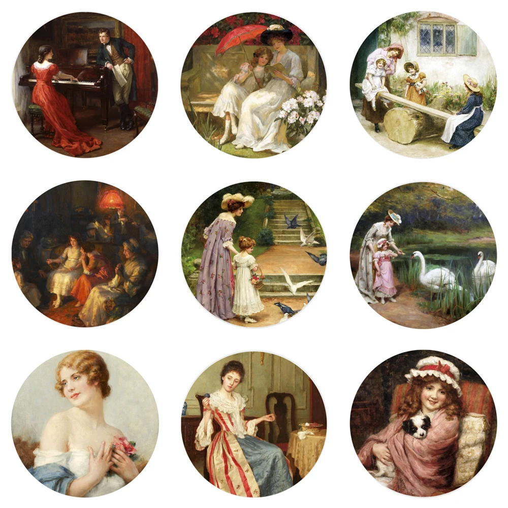 George Sheridan Knowles Painting Decorative Plate Elegant Women Wall Plate European Style Art Background High-End Hanging Plate
George Sheridan Knowles Painting Decorative Plate Elegant Women Wall Plate European Style Art Background High-End Hanging Plate