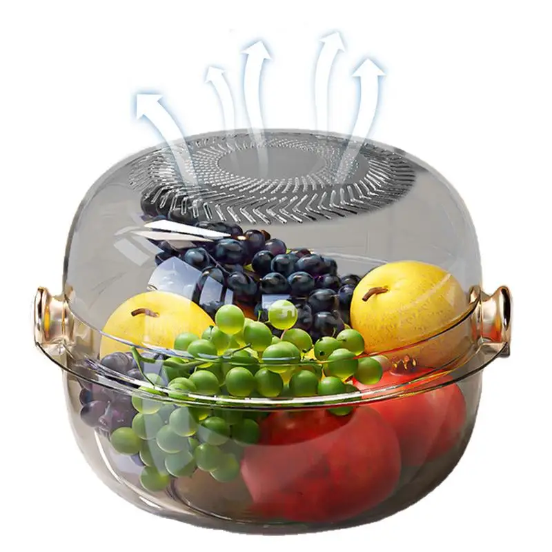

Creative Double-layer Washing Colander Baskets Kitchen Tools Drain Basket Bowl Washing Vegetables Fruit Strainer Tray Basket