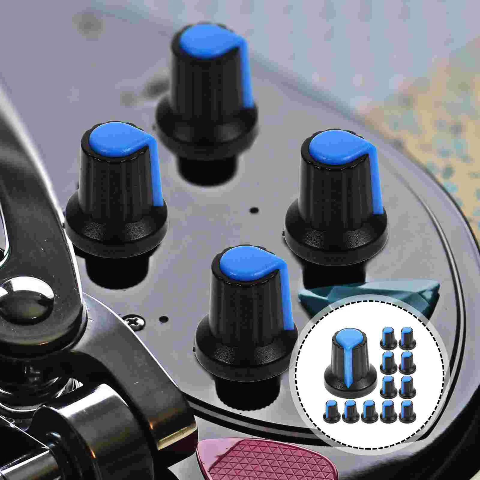 100 Pcs Potentiometer Knob for Guitar Professional Control Knobs Caps Parts Plastic 
100 Pcs Potentiometer Knob for Guitar Professional Control Knobs Caps Parts Plastic