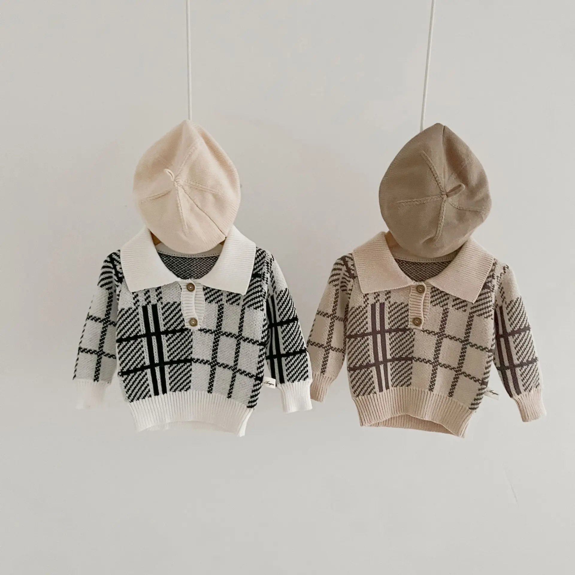 4295C Baby Sweater Knitted Coat 2023 Spring Korean Baby Girl's Knitted Sweater Pullover Plaid Casual Boy's Knitted Coat
4295C Baby Sweater Knitted Coat 2023 Spring Korean Baby Girl's Knitted Sweater Pullover Plaid Casual Boy's Knitted Coat