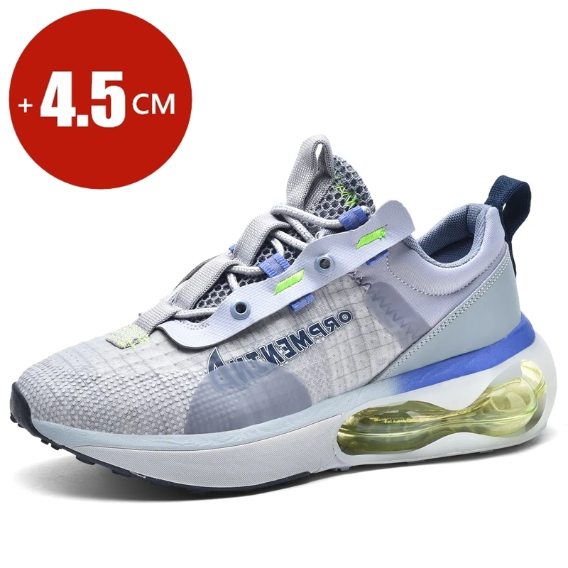 Sports Men Lift Sneakers Man Elevator Shoes Height Increase Insole 4.5CM Tall Mesh Leisure Fashion Soft Comfortable Shoes Men
Sports Men Lift Sneakers Man Elevator Shoes Height Increase Insole 4.5CM Tall Mesh Leisure Fashion Soft Comfortable Shoes Men