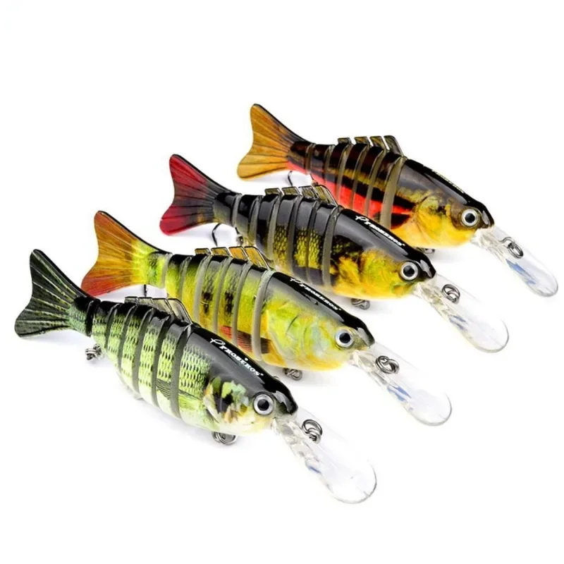

Multi Jointed Crankbaits 7 Segments Fishing Lures Swimbait 112mm 14g Lifelike Joint Bait Crank Wobblers For Fishing Tackle Lure