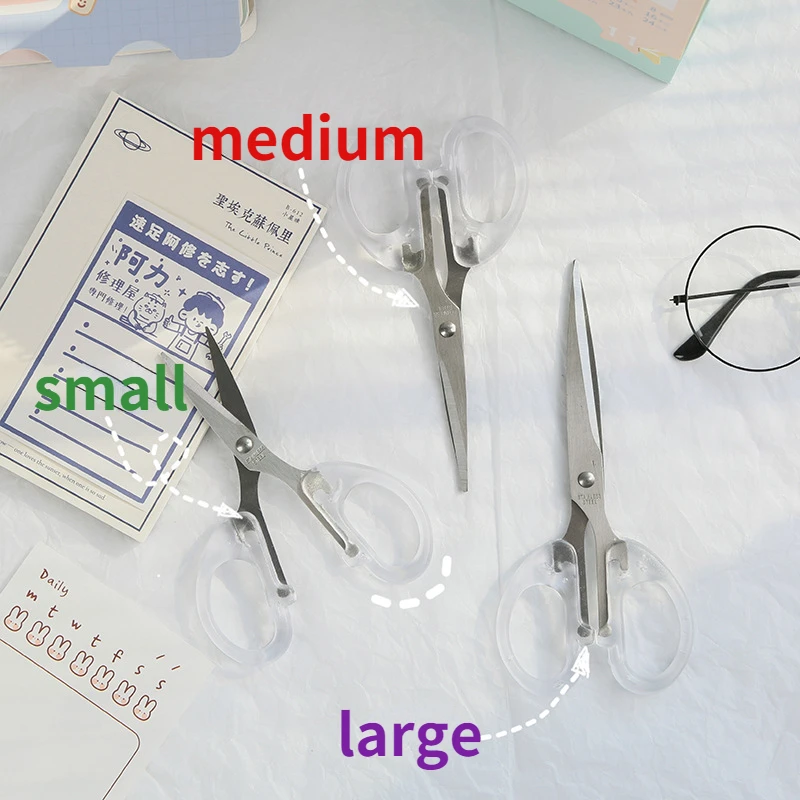 Stainless Steel Clear Frosted Scissors Sewing Fabric Cutter Tailor Scissor Thread Scissor Office Multipurpose Paper Cutter
Stainless Steel Clear Frosted Scissors Sewing Fabric Cutter Tailor Scissor Thread Scissor Office Multipurpose Paper Cutter