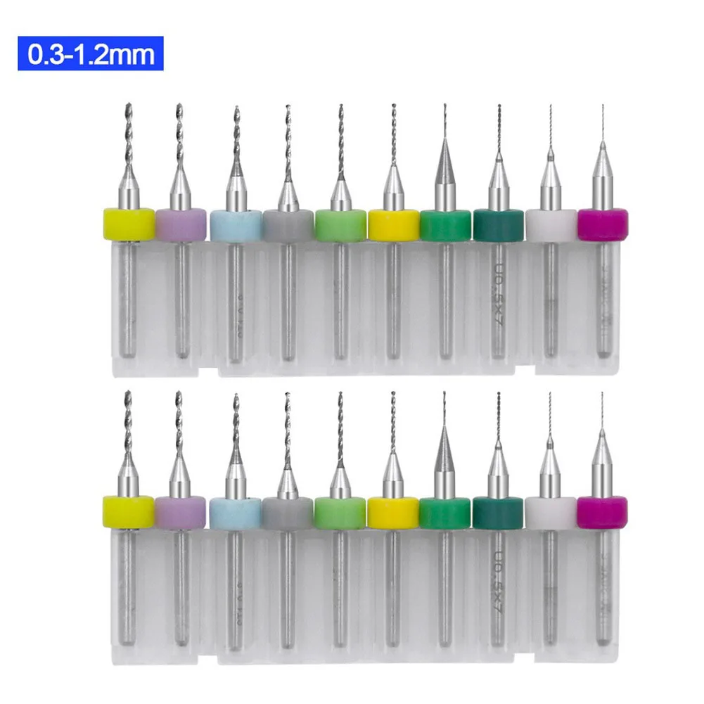 20pcs 0.3-1.2mm PCB Drill Bits 1/8'' Shank Carbide Drill Bit For PCB SMT CNC Circuit Board Precision Metal Parts Processing
20pcs 0.3-1.2mm PCB Drill Bits 1/8'' Shank Carbide Drill Bit For PCB SMT CNC Circuit Board Precision Metal Parts Processing