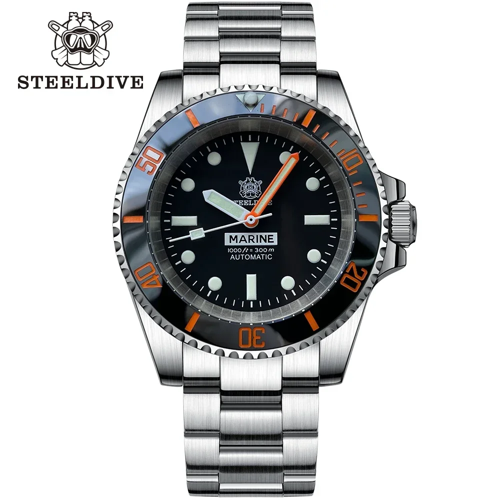 SD1954C Steeldive Brand NH35 Automatic Movement Mens Dive Watch V1 2022 Men Mechanical Wristwatch 41mm Stainless Steel Men Watch
SD1954C Steeldive Brand NH35 Automatic Movement Mens Dive Watch V1 2022 Men Mechanical Wristwatch 41mm Stainless Steel Men Watch