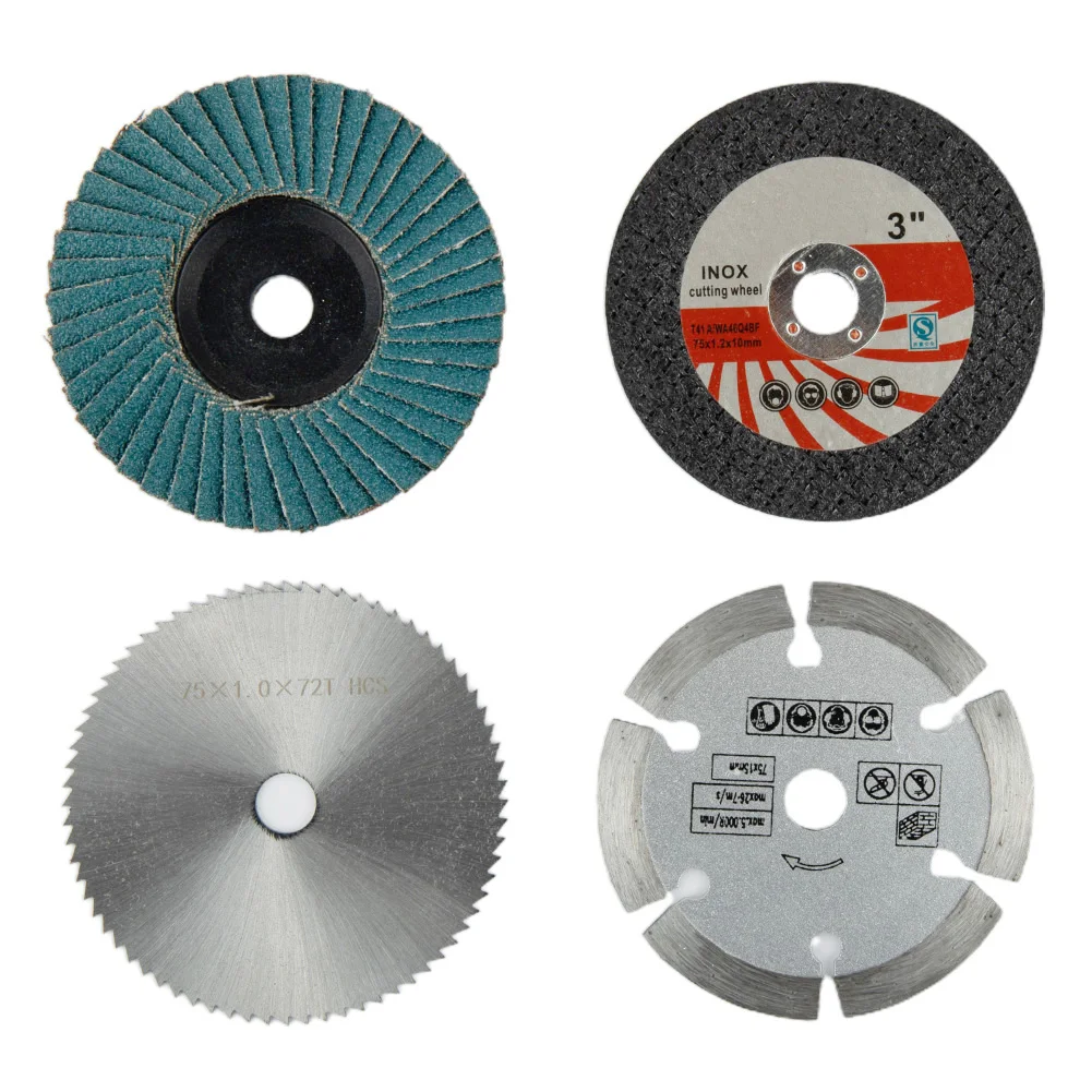4pcs Angle Grinder Attachment Polishing Disc HSS Saw Blade Angle Grinder Attachment For Angle Grinder Metal Circular Grinding
4pcs Angle Grinder Attachment Polishing Disc HSS Saw Blade Angle Grinder Attachment For Angle Grinder Metal Circular Grinding