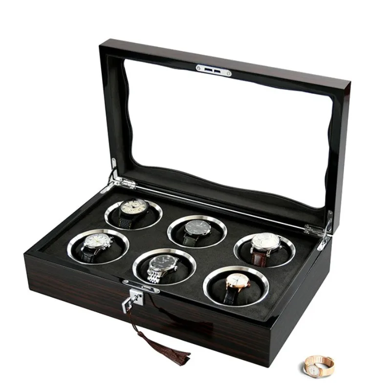 Luxury Wooden Watch Case Storage Box Shockproof Watch Organizer Display Box with Lock Personalized Surprises Gift Boxes Packing
Luxury Wooden Watch Case Storage Box Shockproof Watch Organizer Display Box with Lock Personalized Surprises Gift Boxes Packing