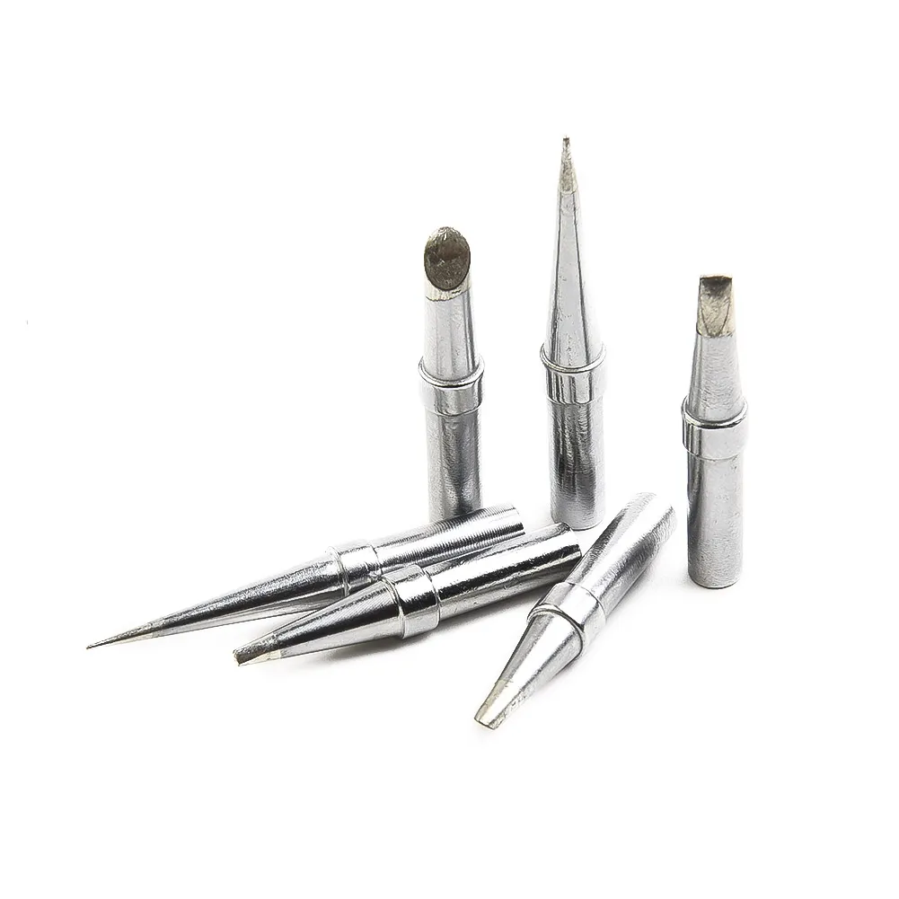 Accessories Equipment Soldering Iron Tips 6pcs Long Conical Metalworking Oxygen-free copper Replacement Silver
Accessories Equipment Soldering Iron Tips 6pcs Long Conical Metalworking Oxygen-free copper Replacement Silver