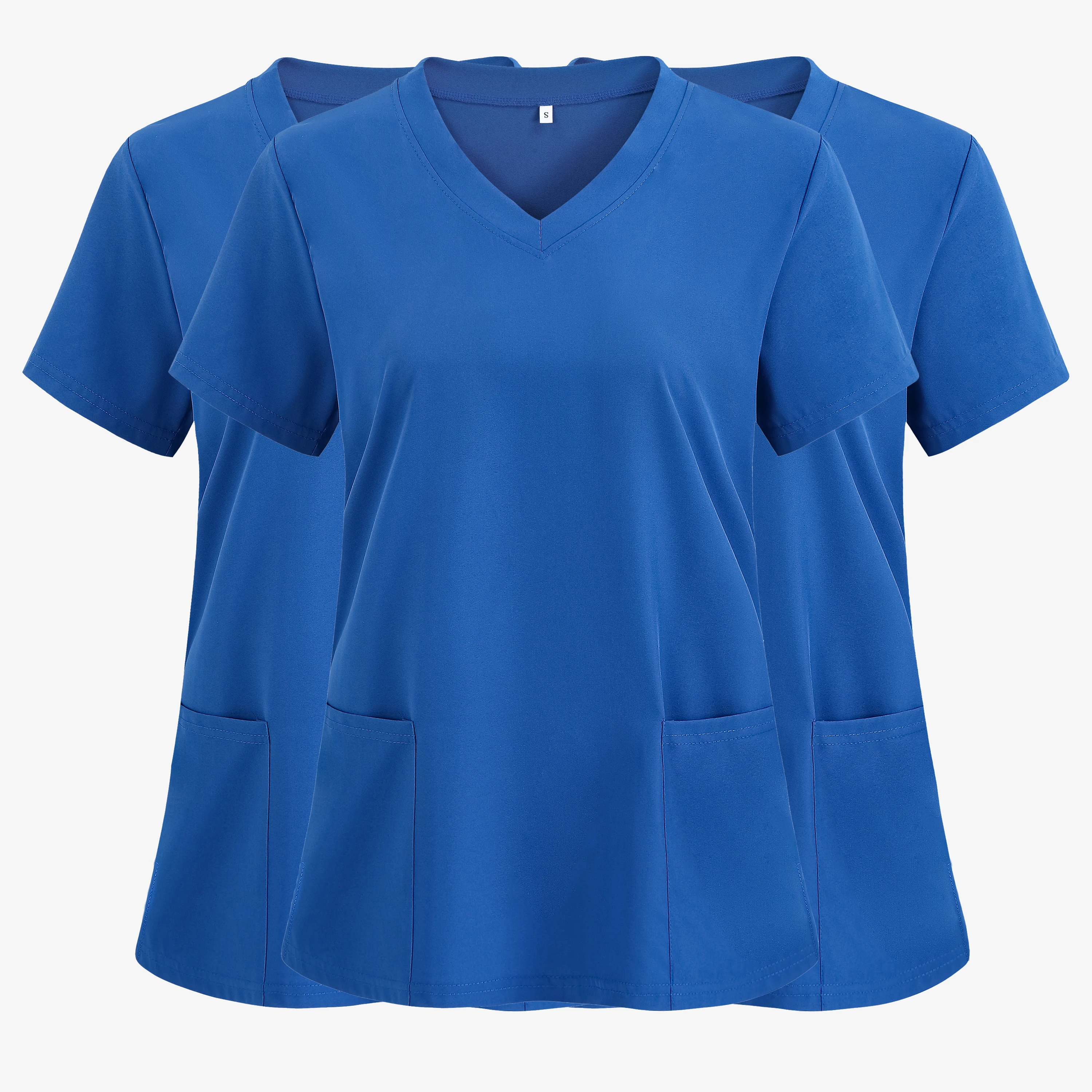 XUANSHOW 3-packs V Neck Scrub Tops, Elegant Short Sleeve Patch Pockets Nurse Uniform, Women's Clothing
XUANSHOW 3-packs V Neck Scrub Tops, Elegant Short Sleeve Patch Pockets Nurse Uniform, Women's Clothing