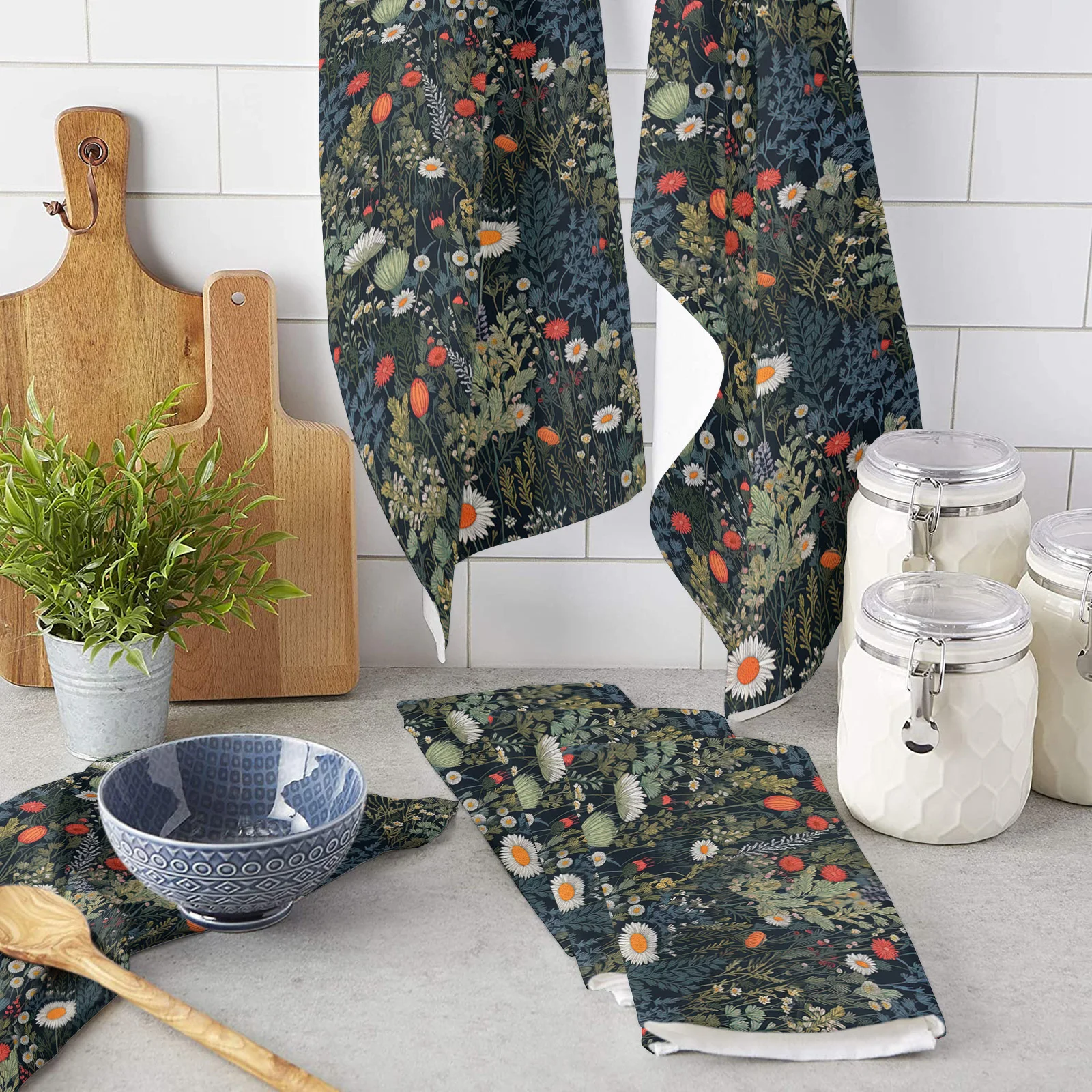 Flowers Leaves Chrysanthemums Kitchen Towel Absorbent Dish Cloth Tableware Towel for Kitchen Household Cleaning Tool 
Flowers Leaves Chrysanthemums Kitchen Towel Absorbent Dish Cloth Tableware Towel for Kitchen Household Cleaning Tool