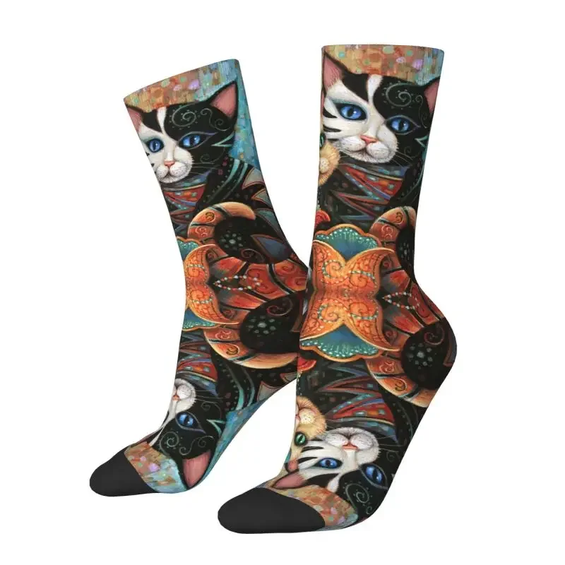 Cat painting Gustav Klimt art men women crew socks unisex fashion animal spring summer autumn winter dress socks
Cat painting Gustav Klimt art men women crew socks unisex fashion animal spring summer autumn winter dress socks