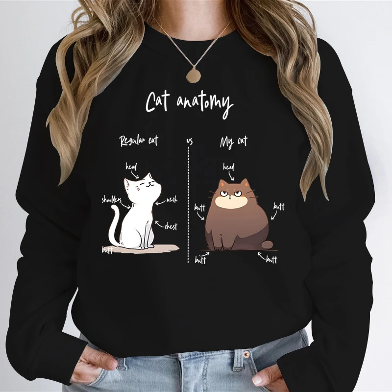 Unisex Fashion Casual Sweatshirts Cat Anatomy Graphic Cartoon Hoodies Women Regular Cat Funny Animals Lovers Gifts Sweatshirt
Unisex Fashion Casual Sweatshirts Cat Anatomy Graphic Cartoon Hoodies Women Regular Cat Funny Animals Lovers Gifts Sweatshirt