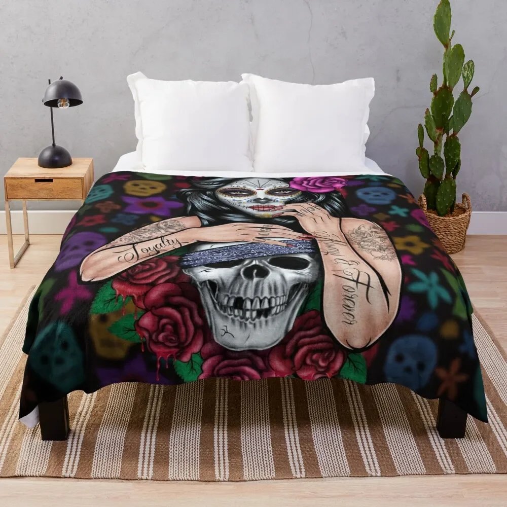 sugar skull floral Tattoo girl day of the dead Throw Blanket fluffy Heavy halloween Blankets
sugar skull floral Tattoo girl day of the dead Throw Blanket fluffy Heavy halloween Blankets