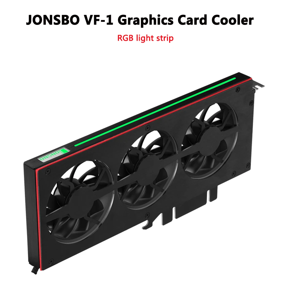 Охладитель для графической карты JONSBO, Двойная модель, RGB подсветка, 8 см вентилятор, графический процессор, радиатор, поддержка материнской платы AURA для NVIDIA
Охладитель для графической карты JONSBO, Двойная модель, RGB подсветка, 8 см вентилятор, графический процессор, радиатор, поддержка материнской платы AURA для NVIDIA