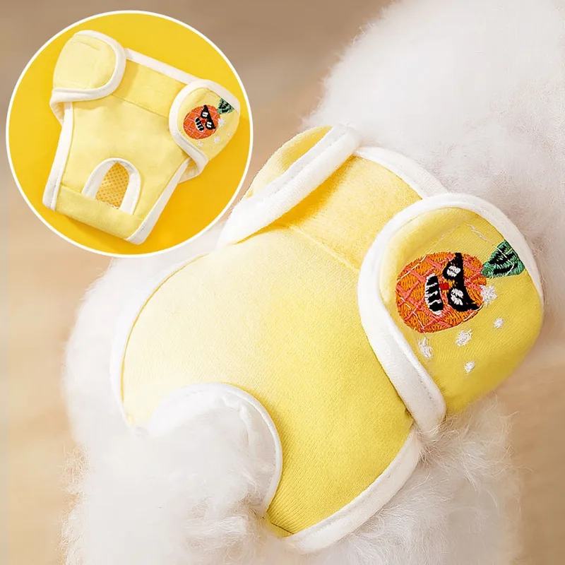 Dog Shorts Pet Physiological Pants Cartoon Embroidery Washable Puppy Kitten Female Dog Diapers Menstruation Underwear Pet Items
Dog Shorts Pet Physiological Pants Cartoon Embroidery Washable Puppy Kitten Female Dog Diapers Menstruation Underwear Pet Items