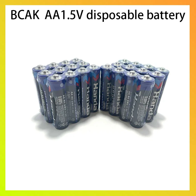 BCAK 60PCS AA1.5V Disposable Carbon Zinc-manganese Dry Battery for Toys Remote Controls Small Lights Alarm Clocks
BCAK 60PCS AA1.5V Disposable Carbon Zinc-manganese Dry Battery for Toys Remote Controls Small Lights Alarm Clocks
