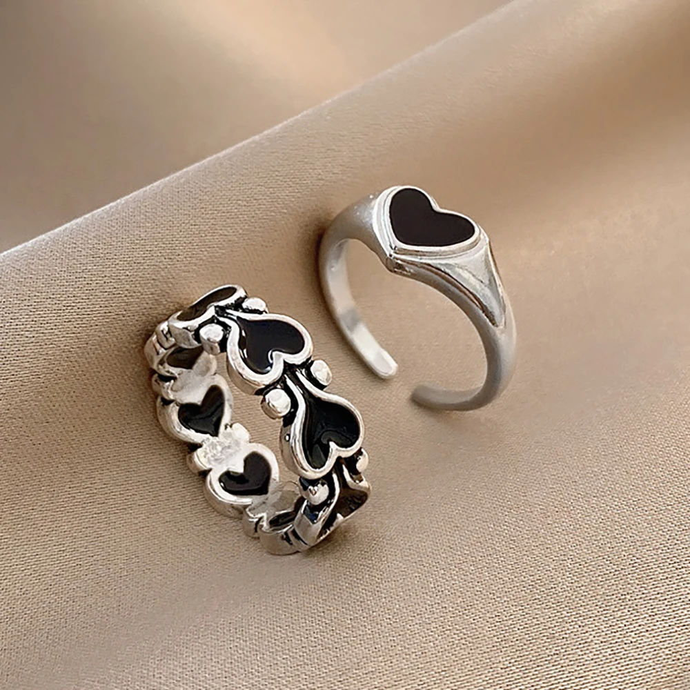 Кольца в стиле барокко женские винтажные металлические готические кольца