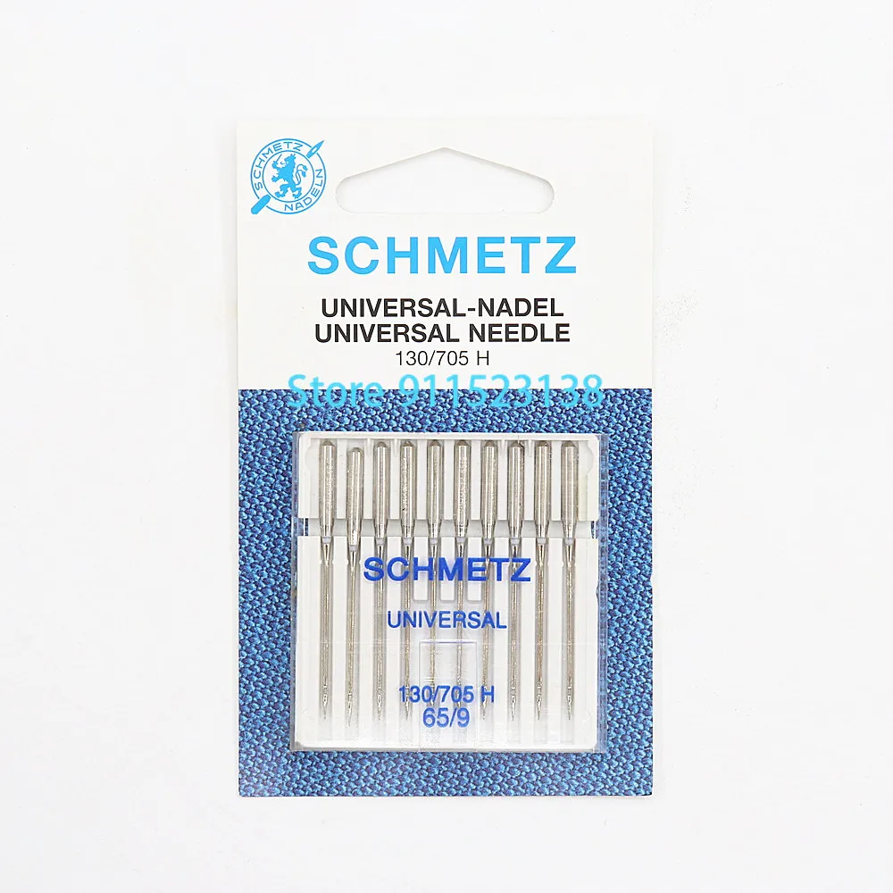 

10 Pcs Genuine Germany Schmetz Universal Needle 130/705 H 65/9 For Household Sewing Machine